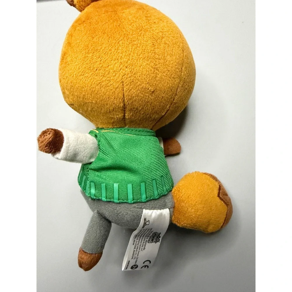 Animal Crossing Tom Nook Plush Little Buddy Nintendo San-Ei 2015 Green Sweater